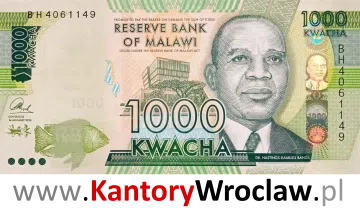banknot 1000 MWK awers seria/rok : 2016