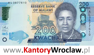 banknot 200 MWK awers seria/rok : 2016