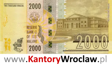 banknot 2000 MWK rewers seria/rok : 2016