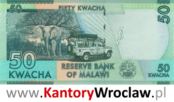 banknot 50 MWK rewers seria/rok : 2016