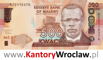 banknot 500 MWK awers seria/rok : 2016
