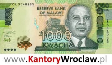 banknot 1000 MWK awers seria/rok : 2020