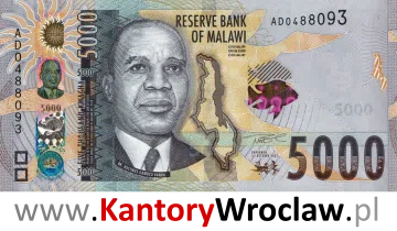 banknot 5000 MWK awers seria/rok : 2022