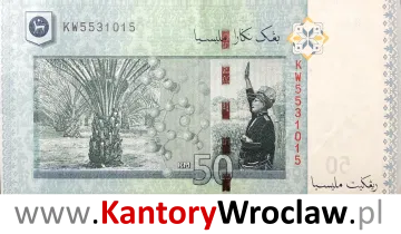 banknot 50 MYR rewers seria/rok : 2009