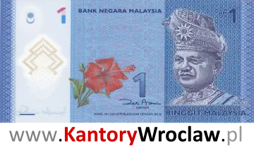 banknot 1 MYR awers seria/rok : 2012