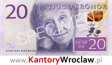 banknot 20 SEK awers seria/rok : 2015