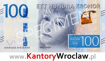 banknot 100 SEK awers seria/rok : 2016