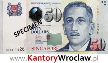 banknot 50 SGD awers seria/rok : 1990