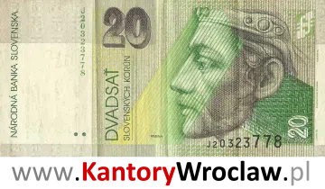 banknot 20 SKK awers seria/rok : 2006