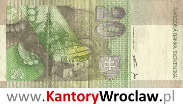 banknot 20 SKK rewers seria/rok : 2006