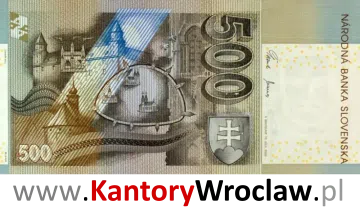 banknot 500 SKK rewers seria/rok : 2006