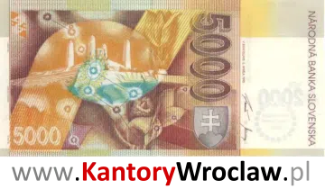 banknot 5000 SKK rewers seria/rok : 2006