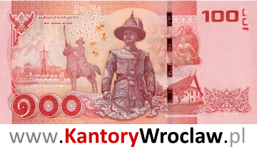 banknot 100 THB rewers seria/rok : 16