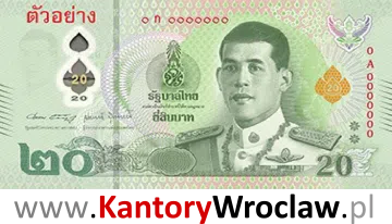 banknot 20 THB awers seria/rok : 17 polimer