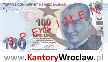 banknot 100 TRY awers seria/rok : 3