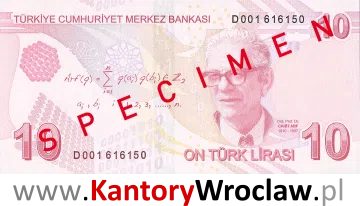 banknot 10 TRY rewers seria/rok : 4