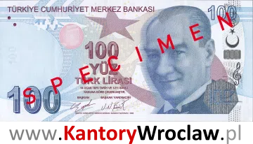 banknot 100 TRY awers seria/rok : 4