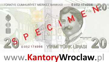 banknot 20 TRY rewers seria/rok : 4