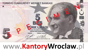 banknot 5 TRY awers seria/rok : 4
