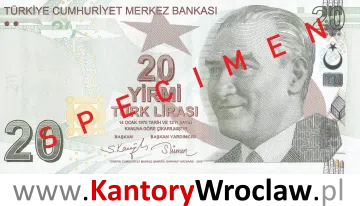 banknot 20 TRY awers seria/rok : 5