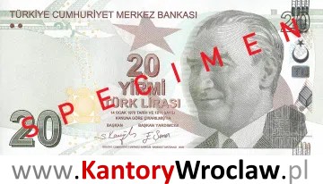 banknot 20 TRY awers seria/rok : 6