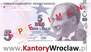 banknot 5 TRY awers seria/rok : 6