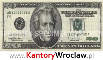 banknot 20 USD awers seria/rok : 1998