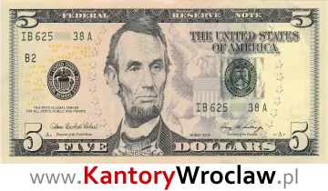 banknot 5 USD awers seria/rok : 2008