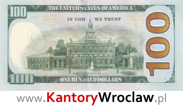 banknot 100 USD rewers seria/rok : 2013