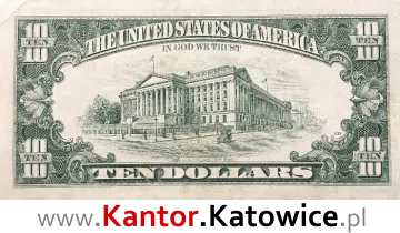banknot 10 USM rewers seria/rok : 1990