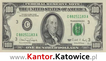 banknot 100 USM awers seria/rok : 1990