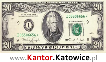 banknot 20 USM awers seria/rok : 1990