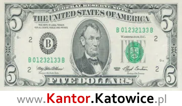 banknot 5 USM awers seria/rok : 1993