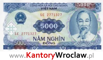 banknot 5 VND awers seria/rok : 1993