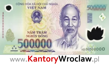 banknot 500 VND awers seria/rok : 2003