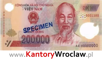 banknot 200 VND awers seria/rok : 2006